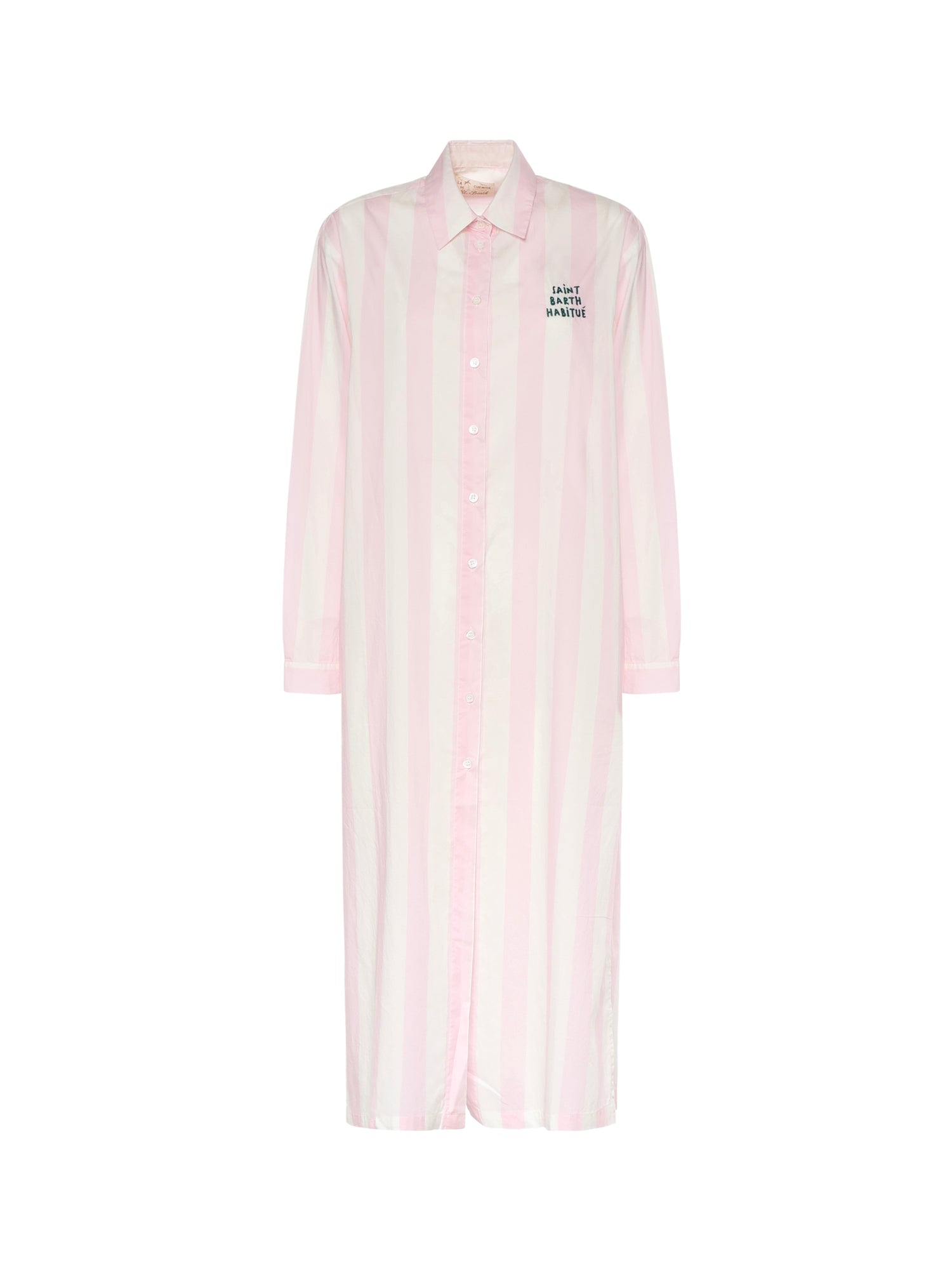 Abito chemisier in cotone a righe ADN0001 01389L MC2 SAINT BARTH 