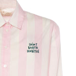 Abito chemisier in cotone a righe ADN0001 01389L MC2 SAINT BARTH 