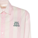 Abito chemisier in cotone a righe ADN0001 01389L MC2 SAINT BARTH 
