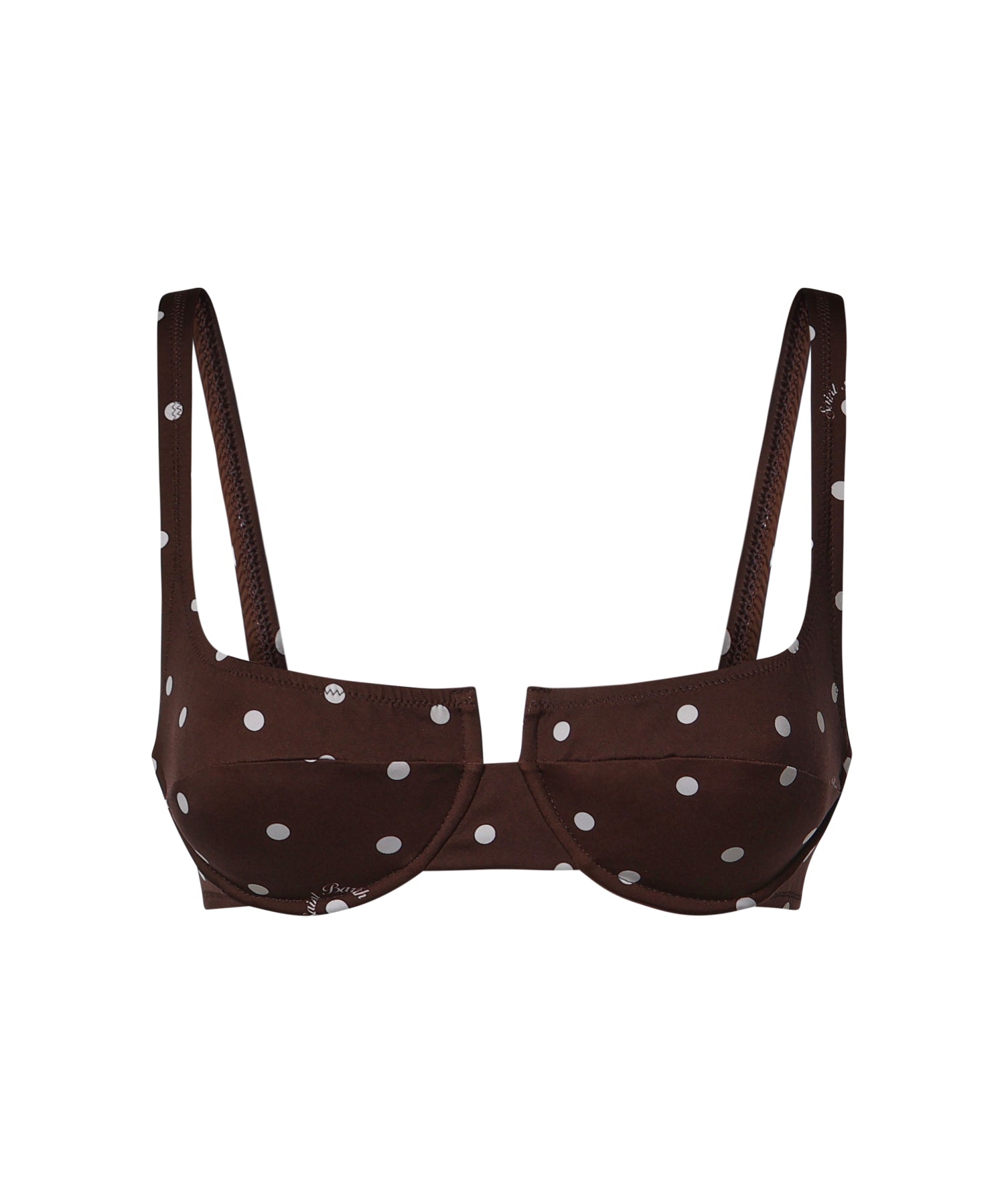Top bikini Amira balconette a pois AMIR002 03524L MC2 SAINT BARTH 