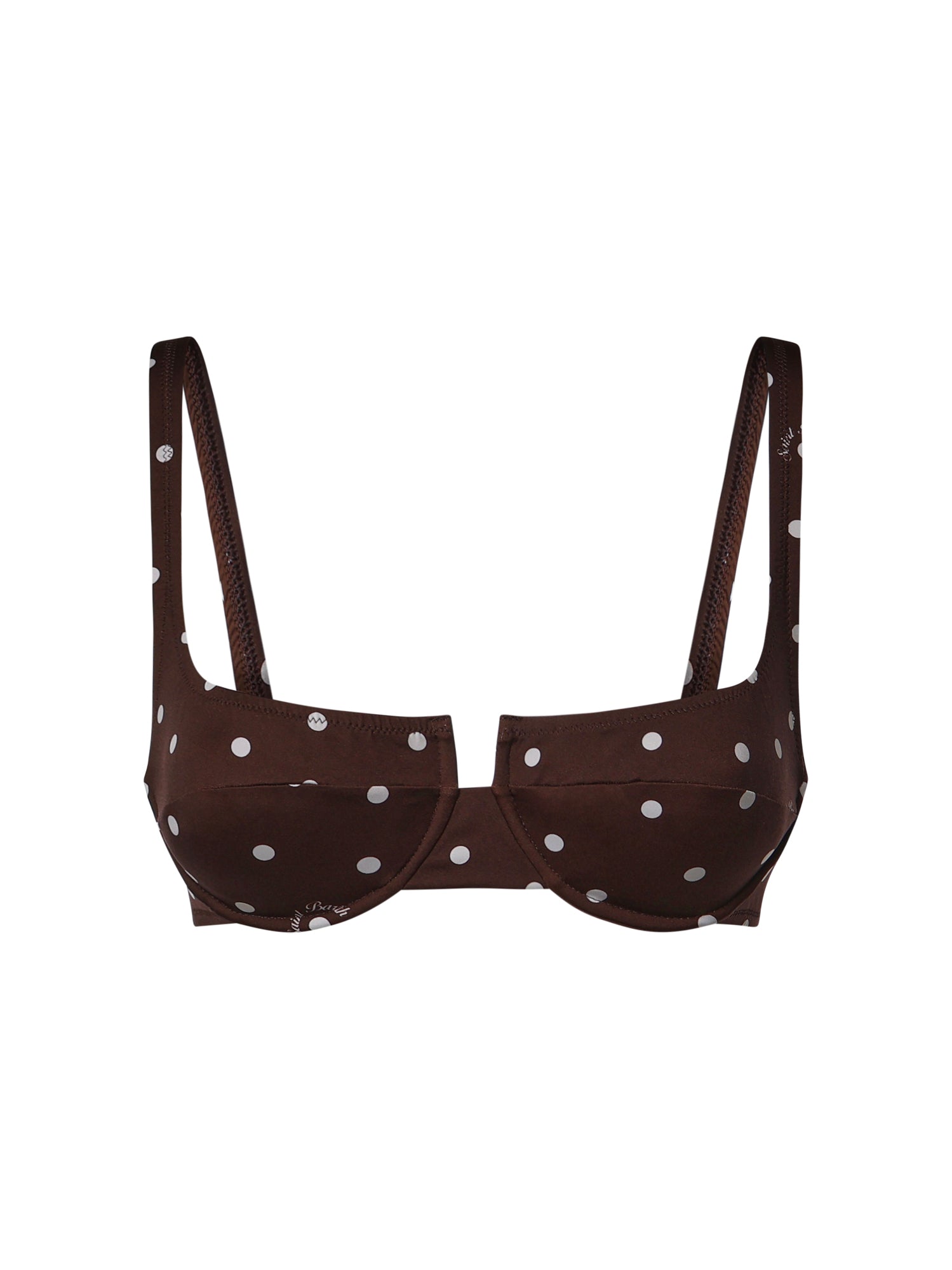 Top bikini Amira balconette a pois AMIR002 03524L MC2 SAINT BARTH 