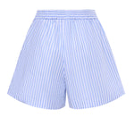 Short in cotone a righe AMN0001 01405L MC2 SAINT BARTH 