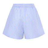 Short in cotone a righe AMN0001 01405L MC2 SAINT BARTH 