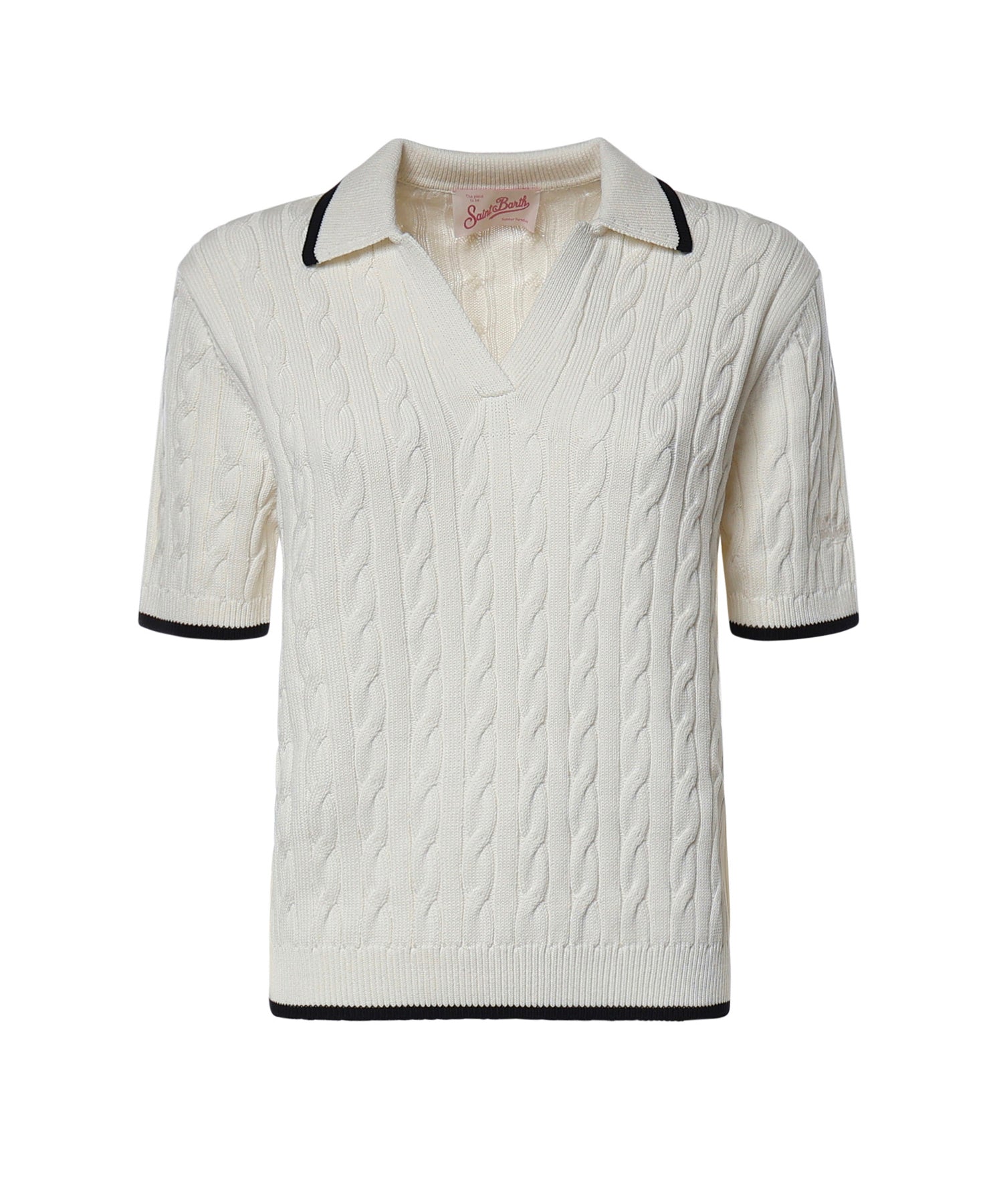 Polo in misto cotone AYS0001 00100L MC2 SAINT BARTH 