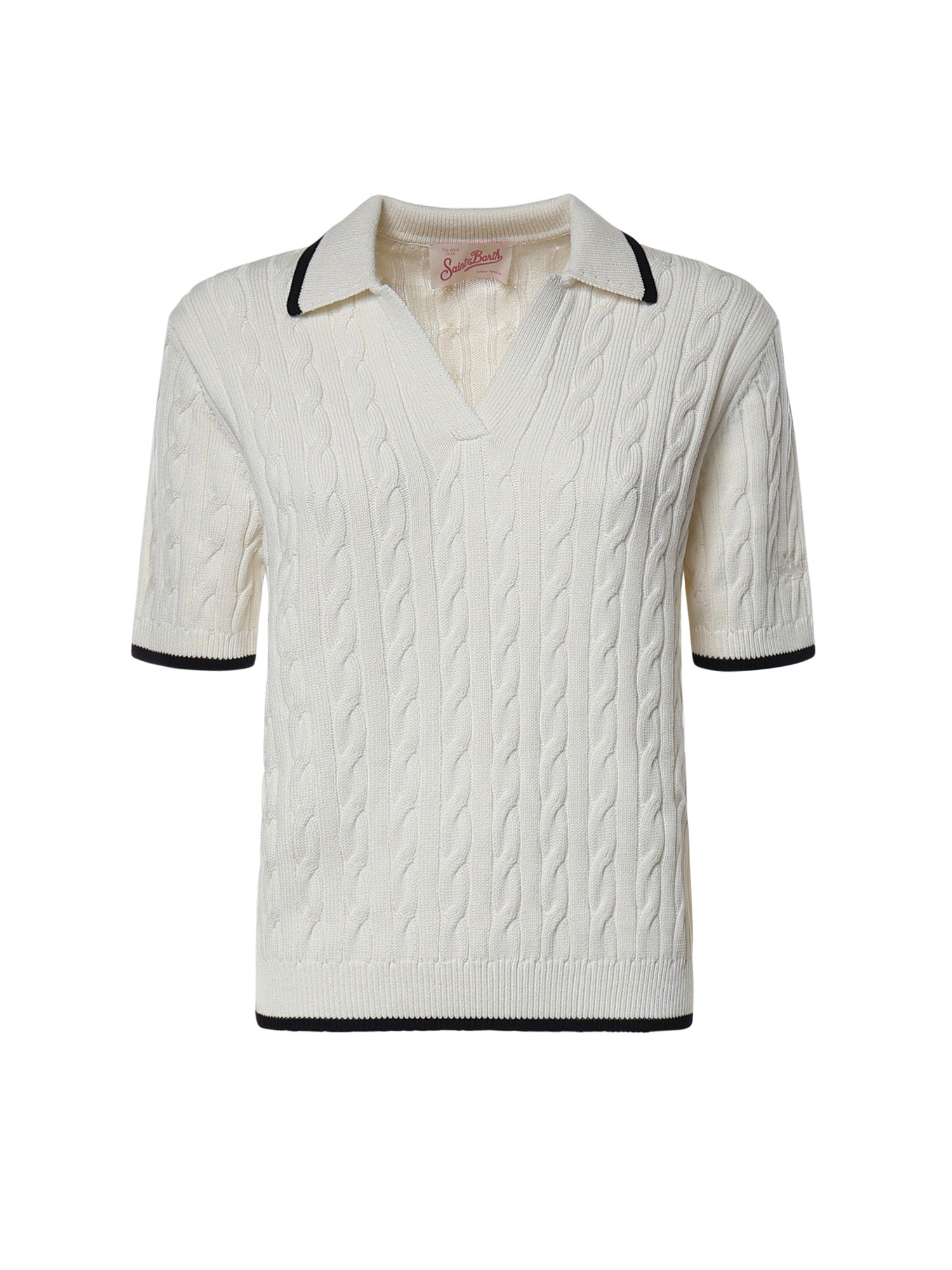 Polo in misto cotone AYS0001 00100L MC2 SAINT BARTH 