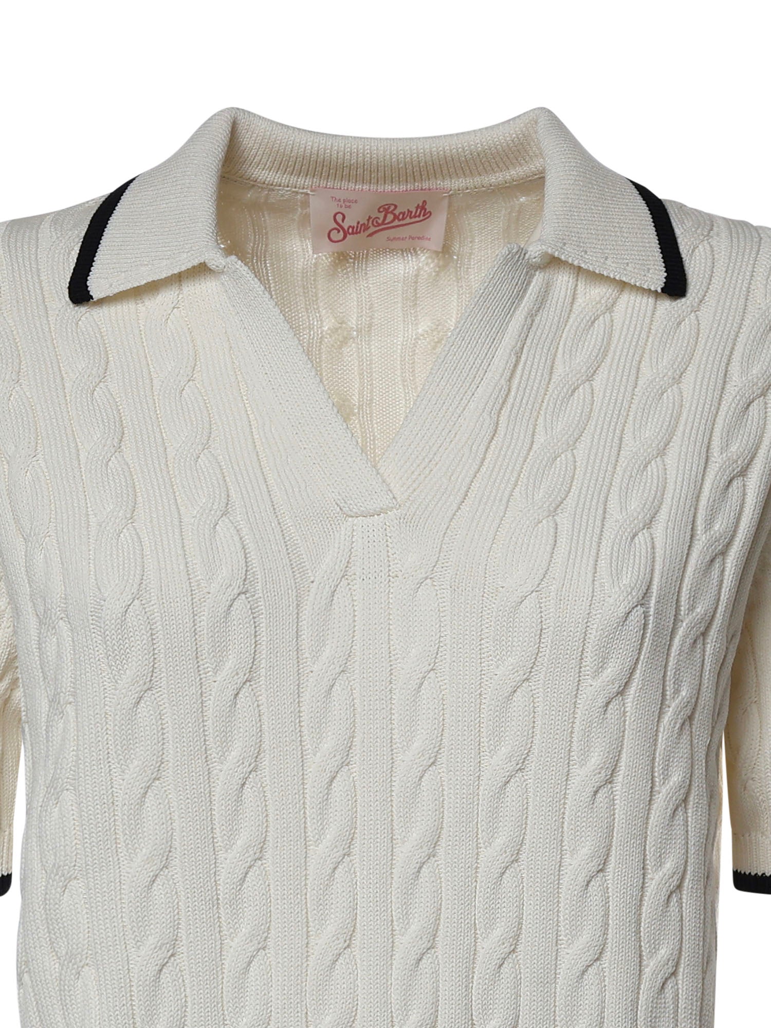 Polo in misto cotone AYS0001 00100L MC2 SAINT BARTH 