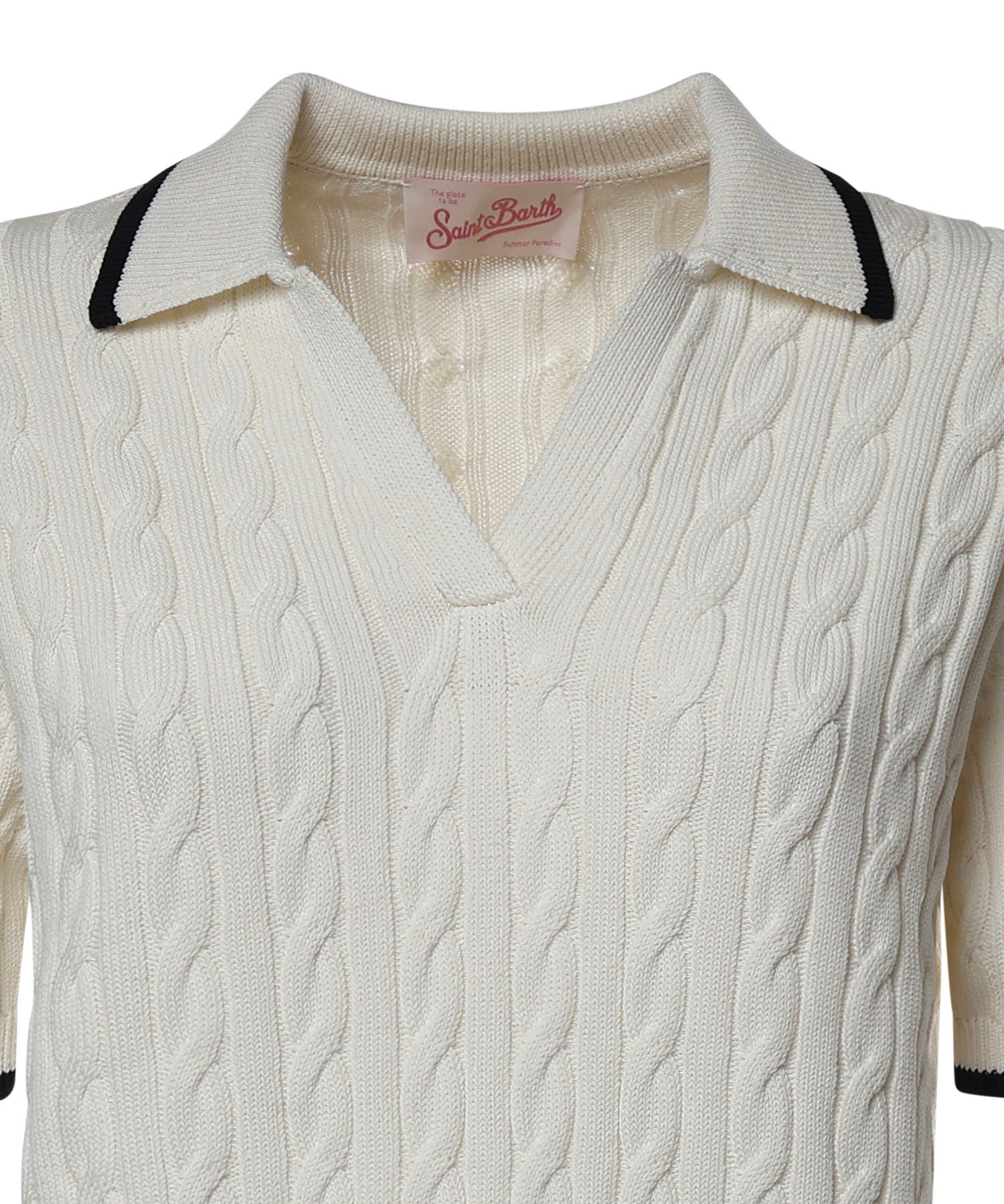 Polo in misto cotone AYS0001 00100L MC2 SAINT BARTH 
