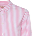 Camicia in cotone a righe con ricamo BRIG001 01365L MC2 SAINT BARTH 