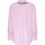 Camicia in cotone a righe con ricamo BRIG001 01365L MC2 SAINT BARTH 