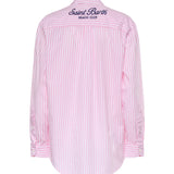 Camicia in cotone a righe con ricamo BRIG001 01365L MC2 SAINT BARTH 