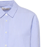 Camicia in cotone a righe con ricamo BRIG001 01374L MC2 SAINT BARTH 