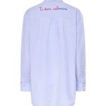 Camicia in cotone a righe con ricamo BRIG001 01374L MC2 SAINT BARTH 