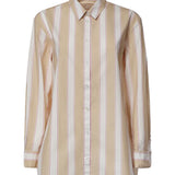 Camicia in cotone a righe con ricamo BRIG001 01417L MC2 SAINT BARTH 