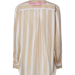 Camicia in cotone a righe con ricamo BRIG001 01417L MC2 SAINT BARTH 