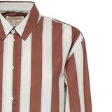 Camicia in cotone a righe con ricamo BRIG001 01418L MC2 SAINT BARTH 
