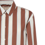 Camicia in cotone a righe con ricamo BRIG001 01418L MC2 SAINT BARTH 