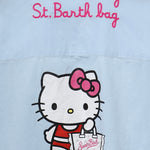 Camicia Brigitte con stampa Hello Kitty in popeline BRIG005 01924L MC2 SAINT BARTH 