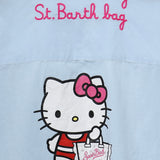 Camicia Brigitte con stampa Hello Kitty in popeline BRIG005 01924L MC2 SAINT BARTH 