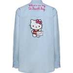 Camicia Brigitte con stampa Hello Kitty in popeline BRIG005 01924L MC2 SAINT BARTH 