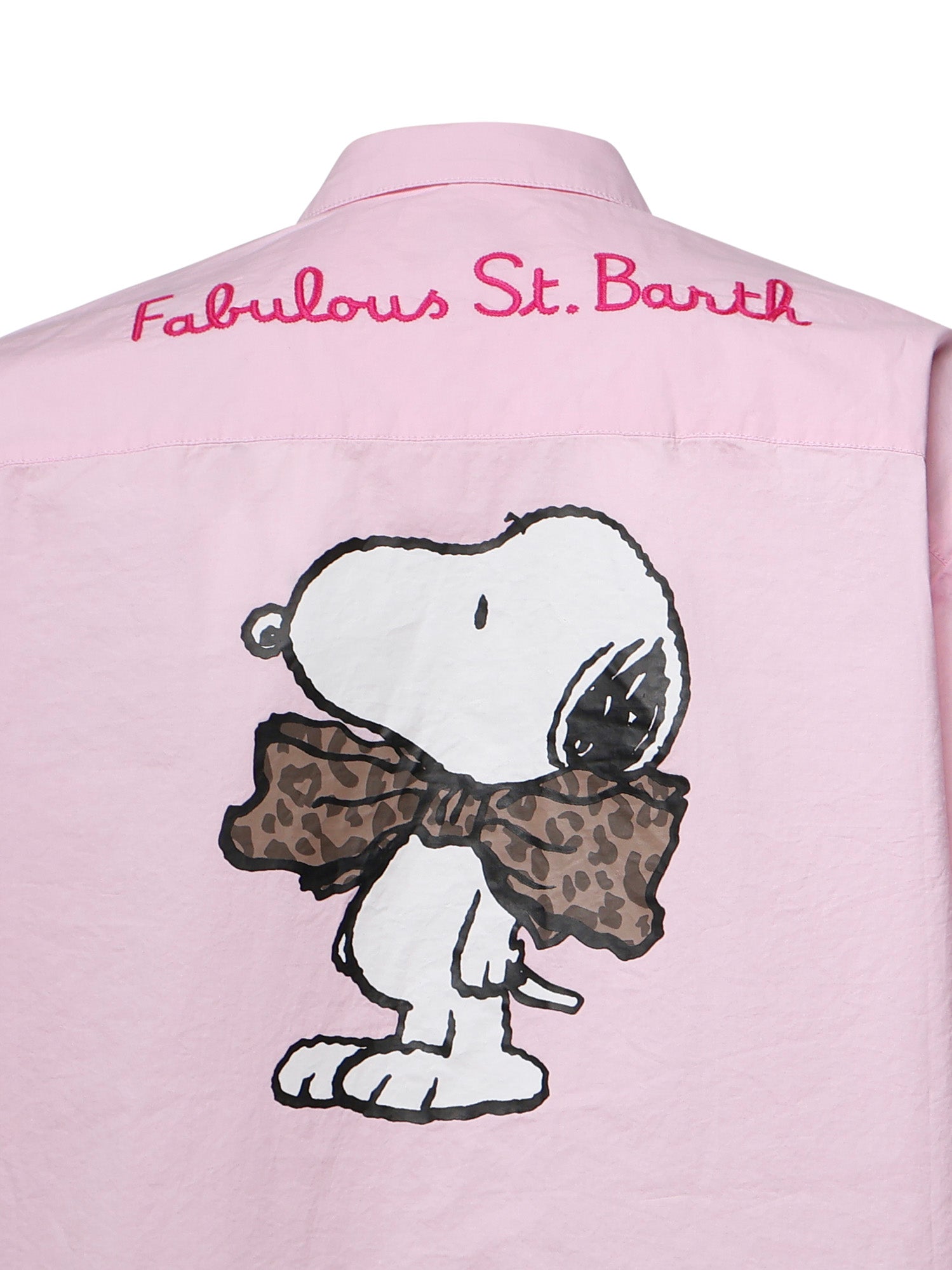 Camicia Brigitte con stampa Snoopy in popeline BRIG005 01926L MC2 SAINT BARTH 