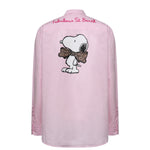 Camicia Brigitte con stampa Snoopy in popeline BRIG005 01926L MC2 SAINT BARTH 