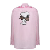 Camicia Brigitte con stampa Snoopy in popeline BRIG005 01926L MC2 SAINT BARTH 