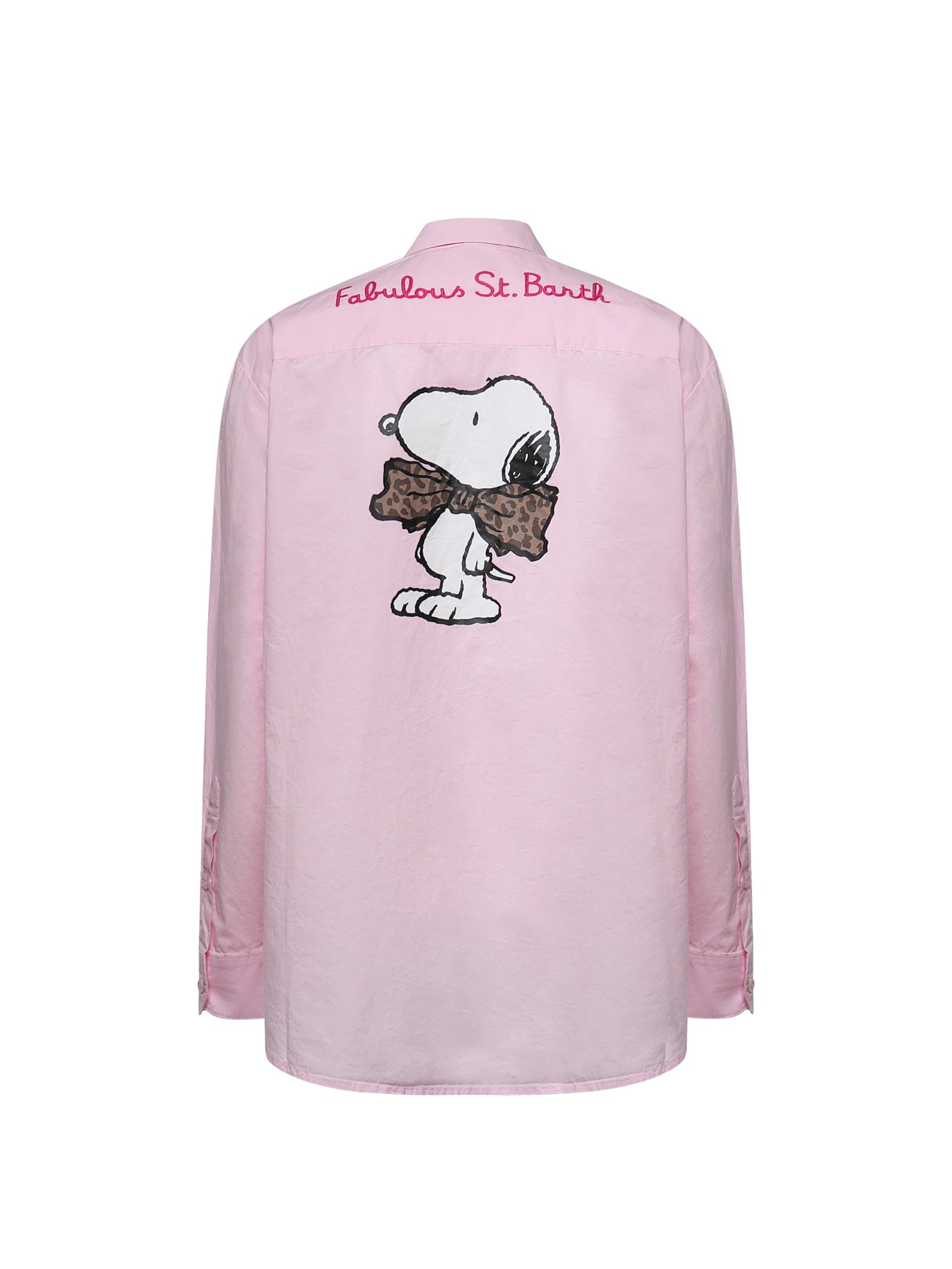 Camicia Brigitte con stampa Snoopy in popeline BRIG005 01926L MC2 SAINT BARTH 