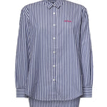 Camicia Brigitte a righe con stampa Labubu in popeline BRIG005 01929L MC2 SAINT BARTH 