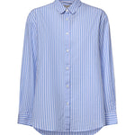 Camicia Brigitte a righe con stampa Snoopy in popeline BRIG005 01934L MC2 SAINT BARTH 