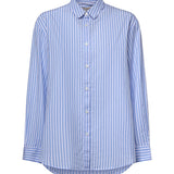 Camicia Brigitte a righe con stampa Snoopy in popeline BRIG005 01934L MC2 SAINT BARTH 