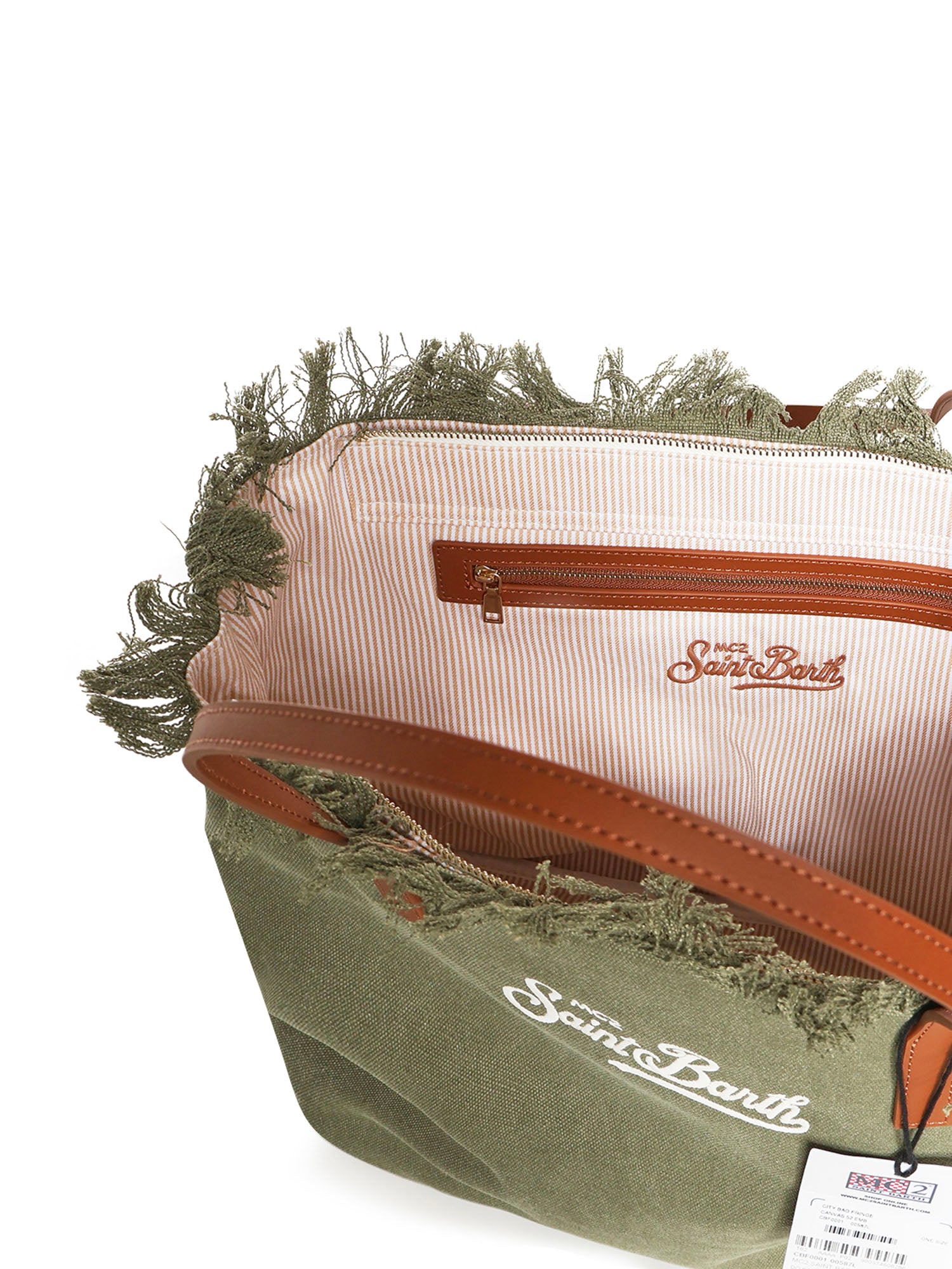 Borsa City in canvas CBF0001 00587L MC2 SAINT BARTH 