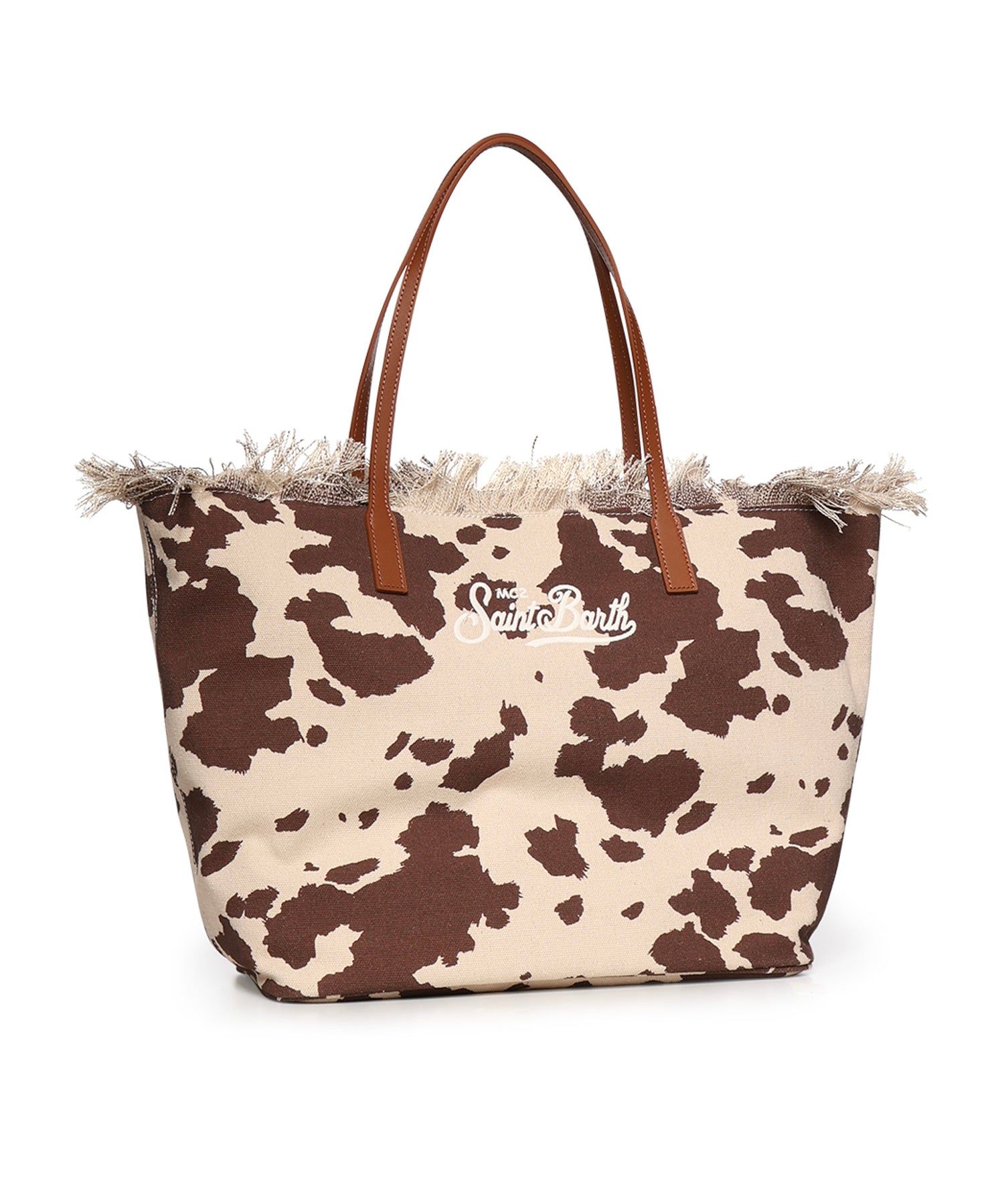 Borsa City in canvas con stampa CBF0001 01750L MC2 SAINT BARTH 