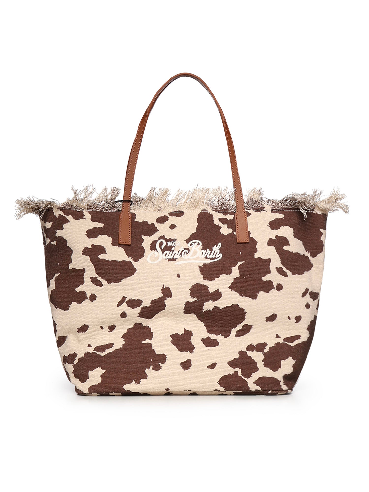 Borsa City in canvas con stampa CBF0001 01750L MC2 SAINT BARTH 