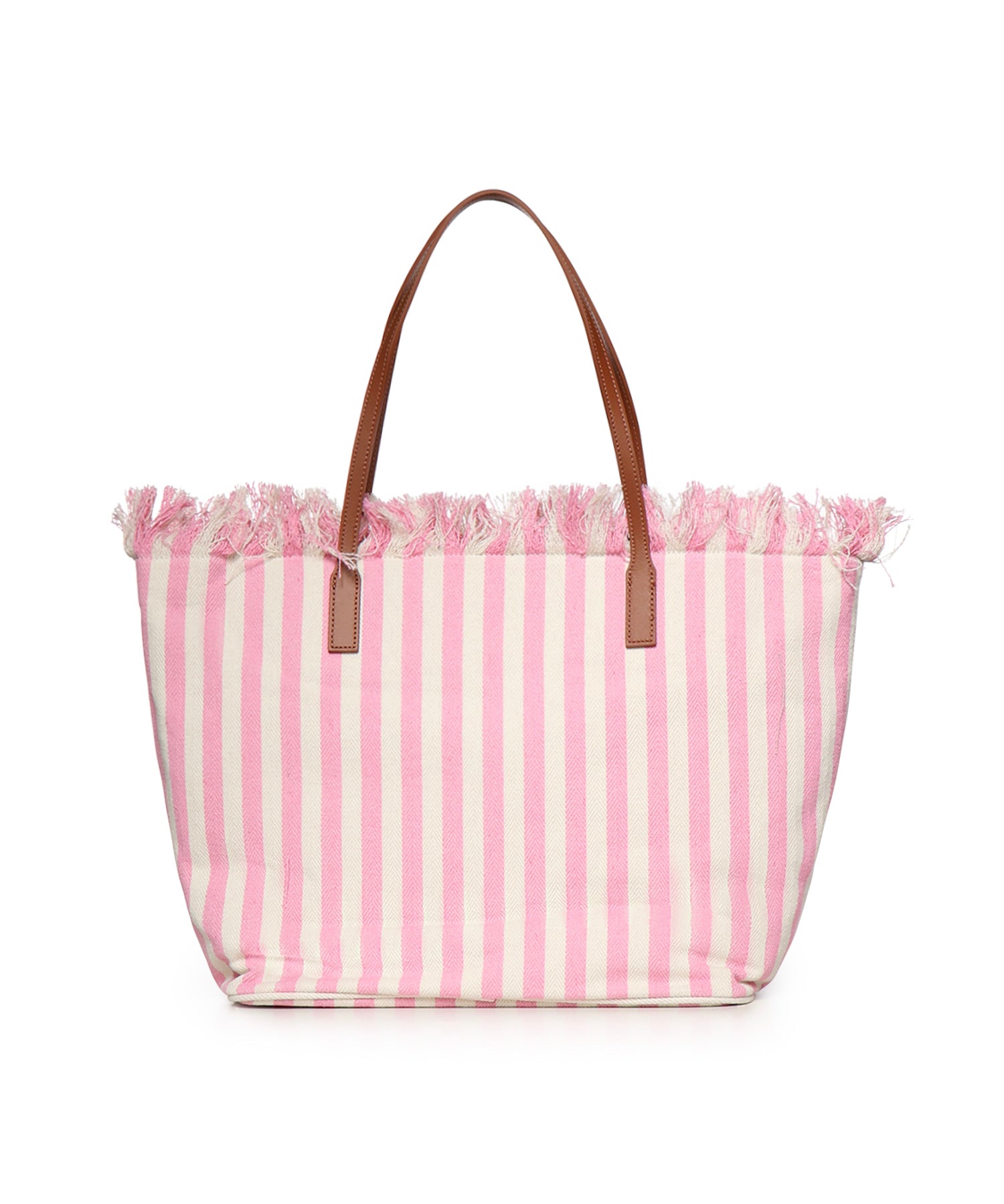 Borsa City in canvas a righe CBF0001 01764L MC2 SAINT BARTH 