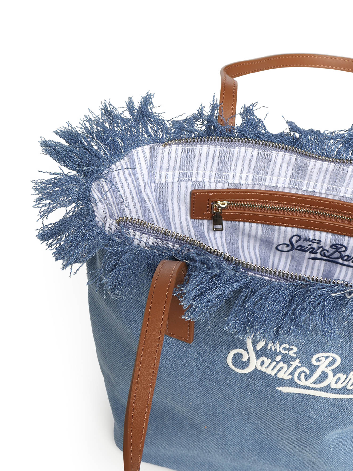 Borsa City Medium in denim CBMF001 00436L MC2 SAINT BARTH 