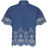 Camicia Clementine in chambray con ricamo CEM0001 00473L MC2 SAINT BARTH 
