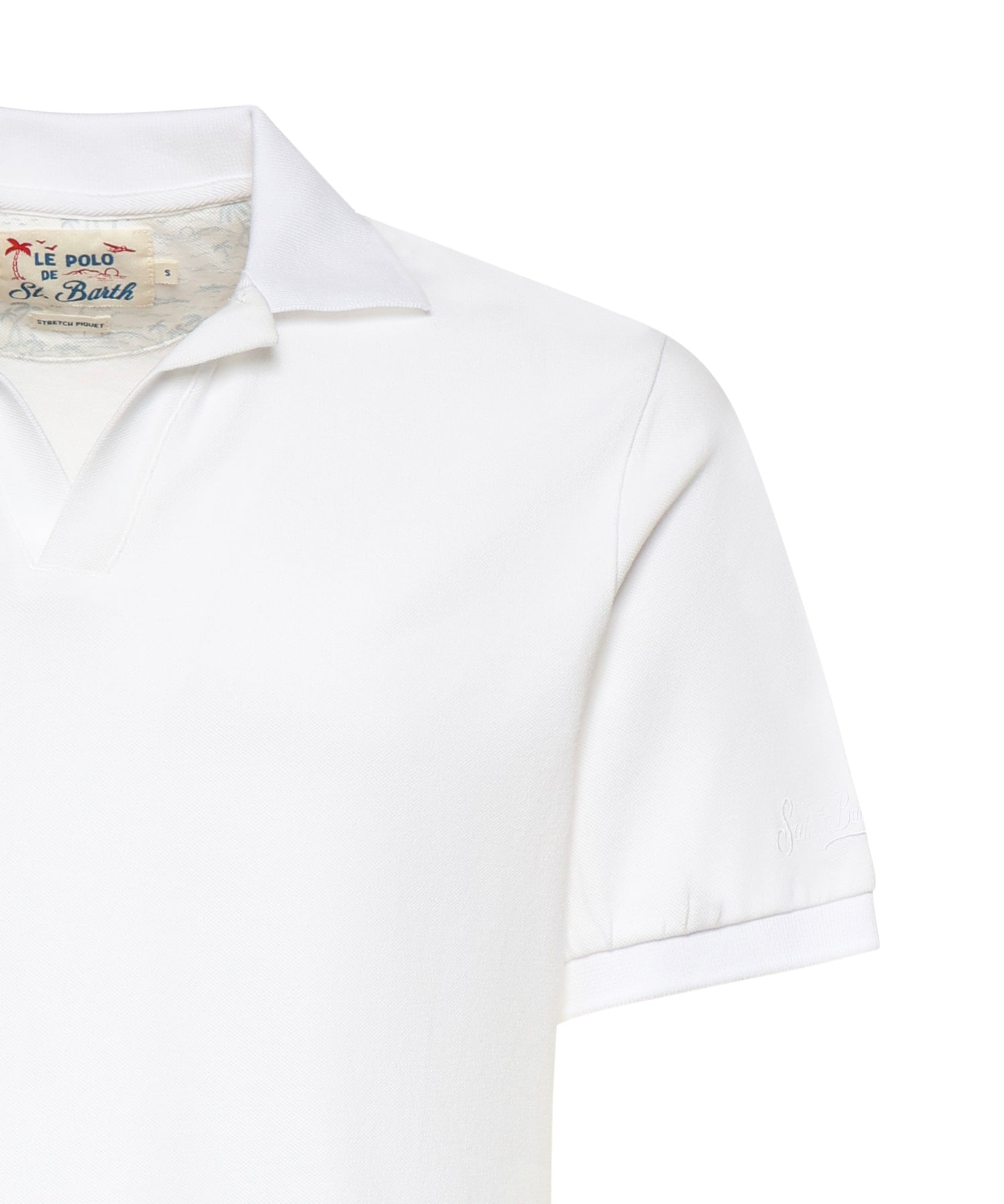 Polo in piquet di cotone CHS0001 00123L MC2 SAINT BARTH 