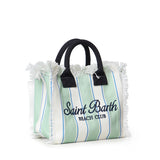 Borsa Colette a righe con logo COL0001 00937L MC2 SAINT BARTH 