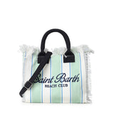 Borsa Colette a righe con logo COL0001 00937L MC2 SAINT BARTH 