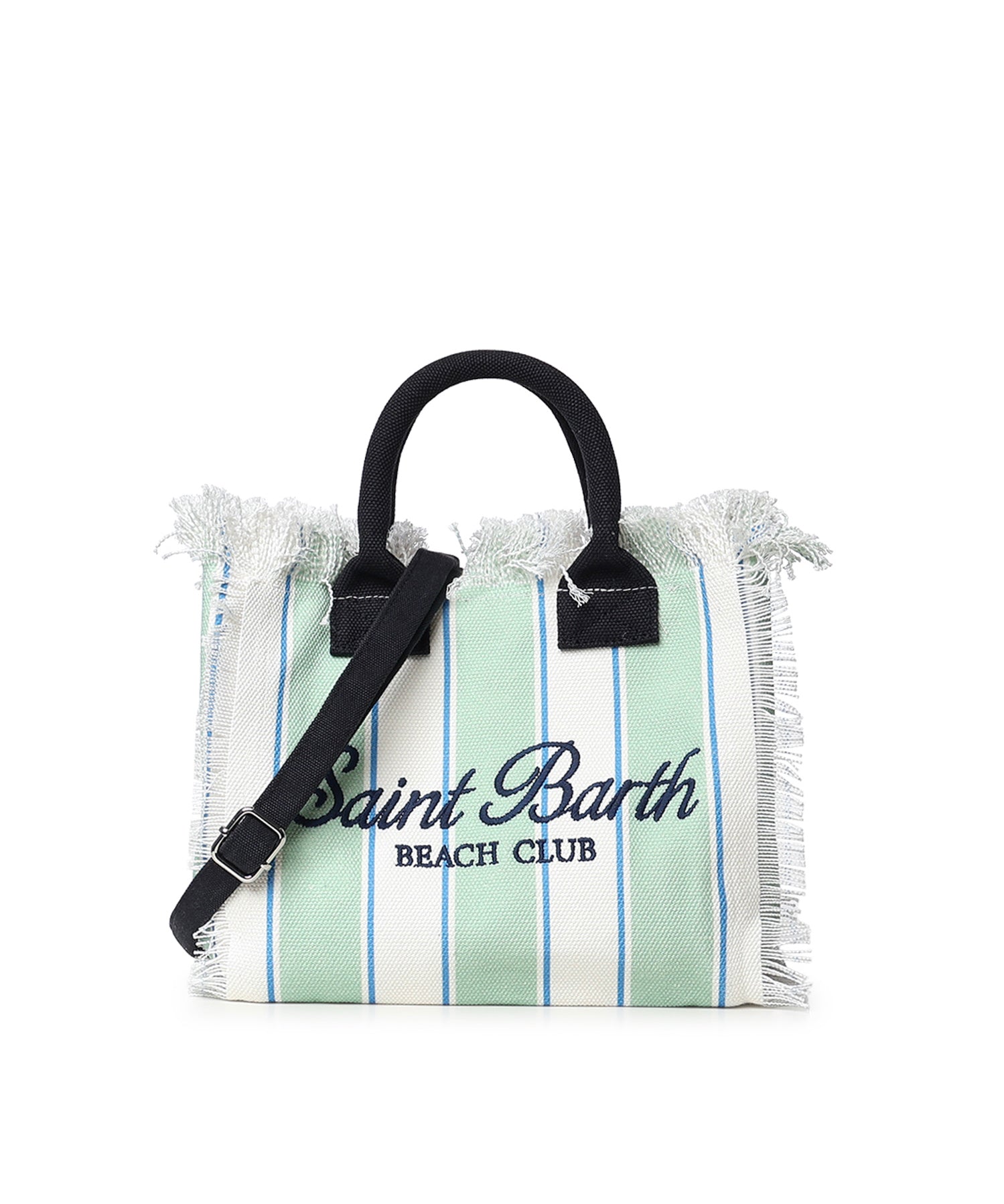 Borsa Colette a righe con logo COL0001 00937L MC2 SAINT BARTH 
