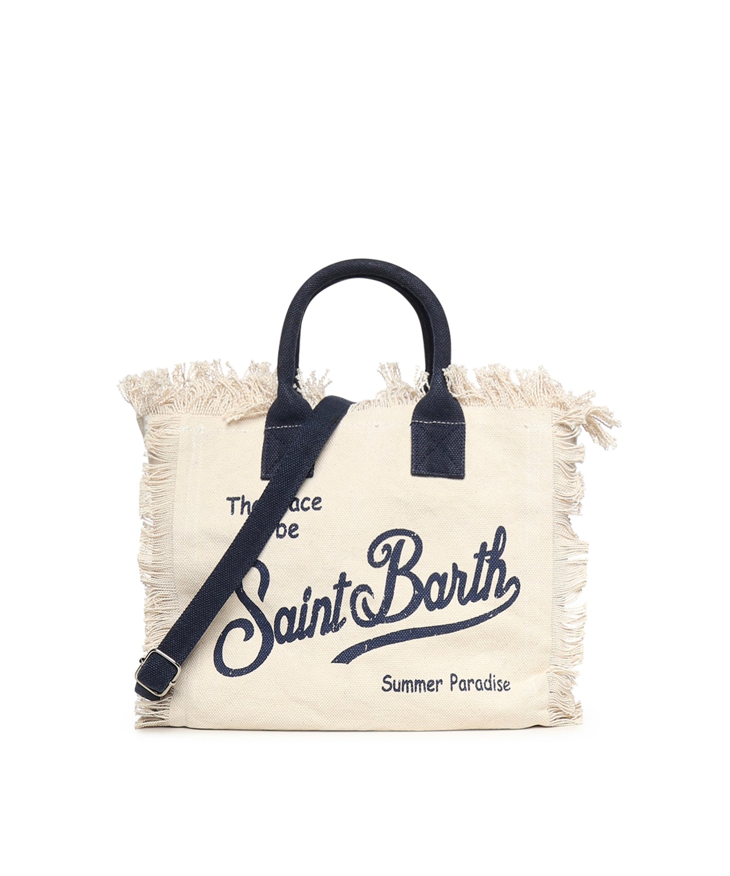 Borsa Colette in canvas con frange COL0001 02564L MC2 SAINT BARTH 