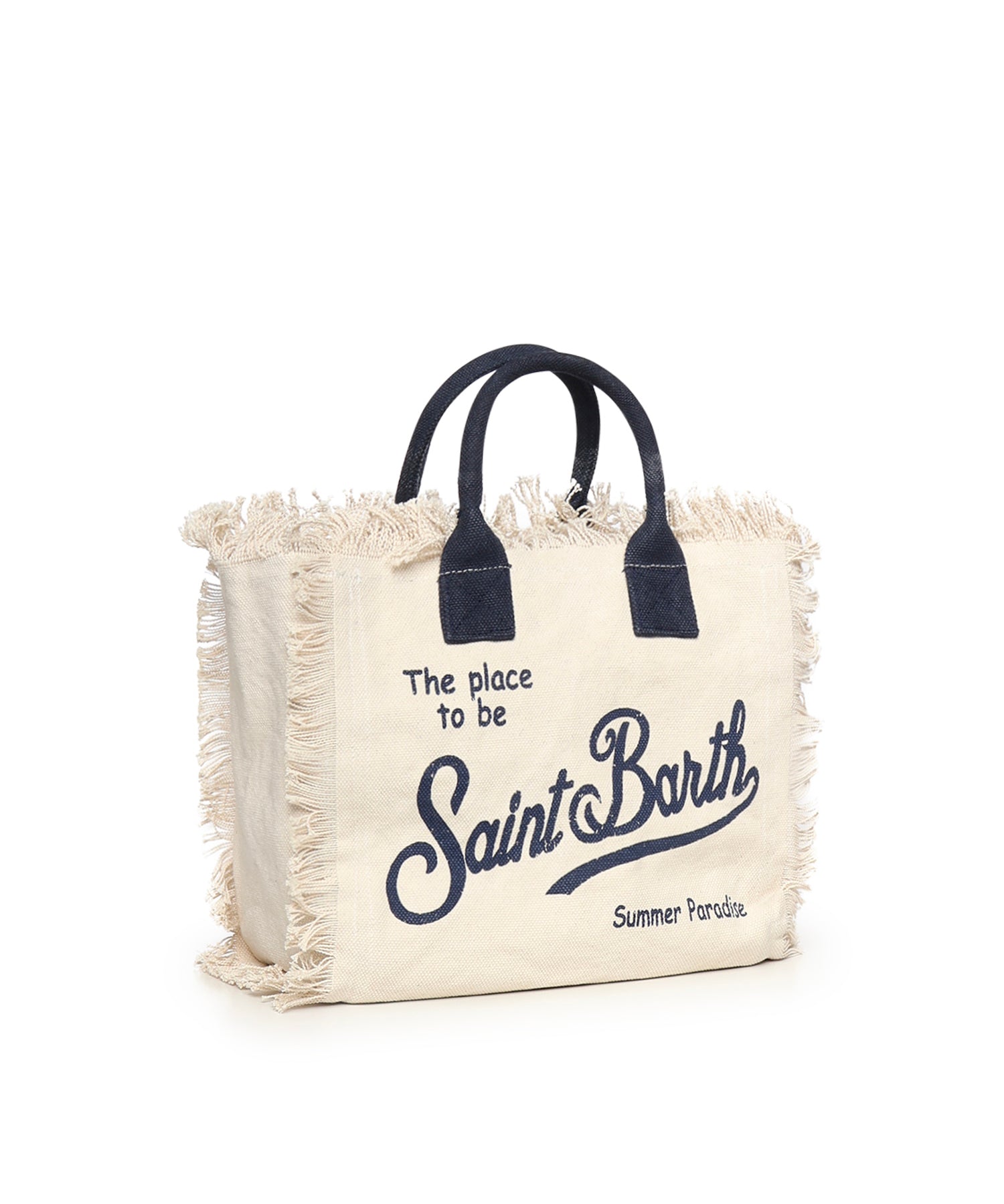 Borsa Colette in canvas con frange COL0001 02564L MC2 SAINT BARTH 