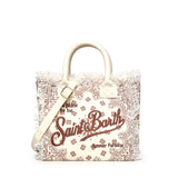 Borsa Colette in canvas con frange COL0001 02565L MC2 SAINT BARTH 