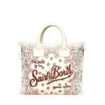 Borsa Colette in canvas con frange COL0001 02565L MC2 SAINT BARTH 