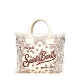 Borsa Colette in canvas con frange COL0001 02565L MC2 SAINT BARTH 
