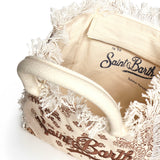 Borsa Colette in canvas con frange COL0001 02565L MC2 SAINT BARTH 