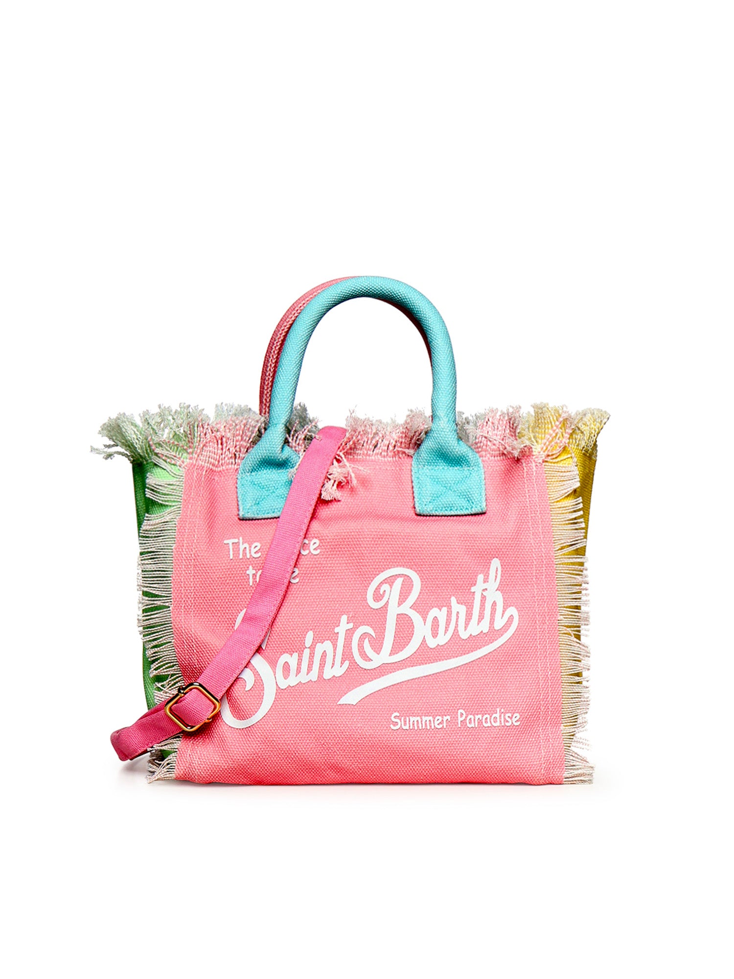 Borsa Colette in canvas con frange COL0001 02575L MC2 SAINT BARTH 