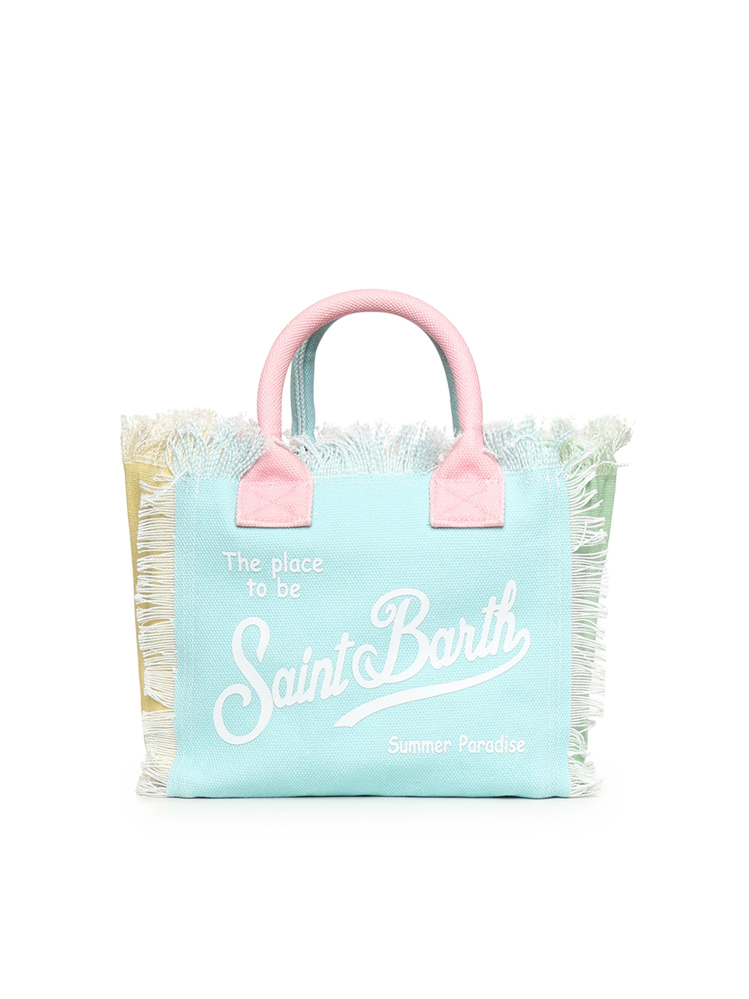 Borsa Colette in canvas con frange COL0001 02575L MC2 SAINT BARTH 