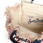 Borsa Colette in canvas a righe COL0001 02626L MC2 SAINT BARTH 