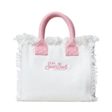 Borsa Colette in canvas con ricamo Labubu COL0001 02634L MC2 SAINT BARTH 